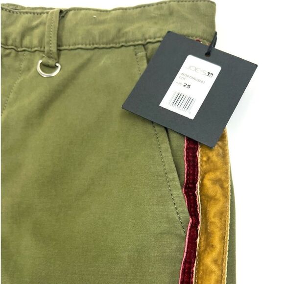 Joes Green Cargo Pants with Velvet Stripe - Picture 6 of 14